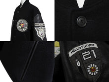 画像をギャラリービューアに読み込む, 極美品 ISSEY MIYAKE イッセイミヤケ × 村上隆 02SS KAI kAI KI KI Varsity Jacket カイカイキキ スタジャン ME01-FC619 サイズM 中古 4b008992