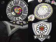 画像をギャラリービューアに読み込む, 極美品 ISSEY MIYAKE イッセイミヤケ × 村上隆 02SS KAI kAI KI KI Varsity Jacket カイカイキキ スタジャン ME01-FC619 サイズM 中古 4b008992