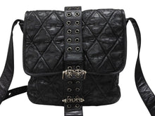 画像をギャラリービューアに読み込む, 極美品 CHROME HEARTS クロムハーツ G BENDER バッグ ショルダーバッグ セメタリー クロスパッチ BS フレア ローラーベルト 中古 4b008993