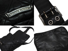 画像をギャラリービューアに読み込む, 極美品 CHROME HEARTS クロムハーツ G BENDER バッグ ショルダーバッグ セメタリー クロスパッチ BS フレア ローラーベルト 中古 4b008993
