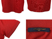 画像をギャラリービューアに読み込む, 新品未使用 LOUIS VUITTON ルイヴィトン 23SS 半袖ポロシャツ サイズS RM232Q JEA HAJR32 LVロゴ刺繍 レッド 中古 4b009007