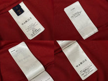 画像をギャラリービューアに読み込む, 新品未使用 LOUIS VUITTON ルイヴィトン 23SS 半袖ポロシャツ サイズS RM232Q JEA HAJR32 LVロゴ刺繍 レッド 中古 4b009007