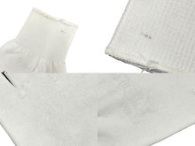 画像をギャラリービューアに読み込む, LOUIS VUITTON ルイヴィトン ゴン アールジービー グローブ 手袋 STAFF ホワイト ヴァージルアブロー 美品 中古 4b009011