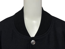 画像をギャラリービューアに読み込む, 極美品 Christian Dior クリスチャンディオール 24SS Varsity Jacket スタジャン 443L430A6105 サイズ54 スウェード ブラック 中古 4b009025