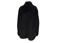 画像をギャラリービューアに読み込む, Christian Dior クリスチャンディオール スウェードジャケット 013L428A0444 サイズ54 ロゴテープ ブラック レザー 美品 中古 4b009026