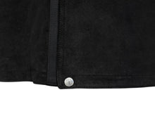 画像をギャラリービューアに読み込む, Christian Dior クリスチャンディオール スウェードジャケット 013L428A0444 サイズ54 ロゴテープ ブラック レザー 美品 中古 4b009026