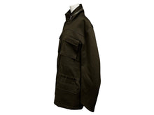 画像をギャラリービューアに読み込む, 極美品 PHOEBE PHILO フィービーファイロ ジャケット BV04 CO2226 709DK スロバキア製 コットン カーキ シルバー金具 サイズ38 中古 4b009027