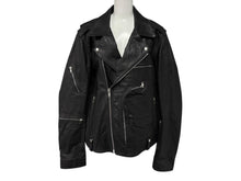 画像をギャラリービューアに読み込む, 極美品 Rick Owens リックオウエンス Bauhaus Stooges バウハウス ストゥージズ ライダースジャケット ブラック シルバー金具 中古 4b009032
