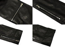 画像をギャラリービューアに読み込む, 極美品 Rick Owens リックオウエンス Bauhaus Stooges バウハウス ストゥージズ ライダースジャケット ブラック シルバー金具 中古 4b009032