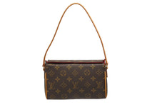 画像をギャラリービューアに読み込む, 極美品 LOUIS VUITTON ルイヴィトン レシタル ハンドバッグ M51900 モノグラムキャンバス ヌメ革 ブラウン ゴールド金具 中古 4b009037