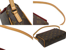 画像をギャラリービューアに読み込む, 極美品 LOUIS VUITTON ルイヴィトン レシタル ハンドバッグ M51900 モノグラムキャンバス ヌメ革 ブラウン ゴールド金具 中古 4b009037