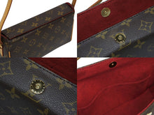 画像をギャラリービューアに読み込む, 極美品 LOUIS VUITTON ルイヴィトン レシタル ハンドバッグ M51900 モノグラムキャンバス ヌメ革 ブラウン ゴールド金具 中古 4b009037