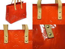 画像をギャラリービューアに読み込む, 極美品 LOUIS VUITTON ルイヴィトン ヴェルニ リードPM トートバッグ ハンドバッグ M91990 ポムダムール ゴールド金具 中古 4b009040