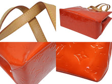 画像をギャラリービューアに読み込む, 極美品 LOUIS VUITTON ルイヴィトン ヴェルニ リードPM トートバッグ ハンドバッグ M91990 ポムダムール ゴールド金具 中古 4b009040