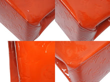 画像をギャラリービューアに読み込む, 極美品 LOUIS VUITTON ルイヴィトン ヴェルニ リードPM トートバッグ ハンドバッグ M91990 ポムダムール ゴールド金具 中古 4b009040