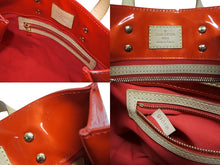 画像をギャラリービューアに読み込む, 極美品 LOUIS VUITTON ルイヴィトン ヴェルニ リードPM トートバッグ ハンドバッグ M91990 ポムダムール ゴールド金具 中古 4b009040