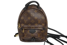 画像をギャラリービューアに読み込む, 極美品 LOUIS VUITTON ルイヴィトン パームスプリングス バックパック MINI M44873 モノグラムキャンバス ブラウン ブラック 中古 4b009042