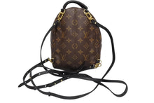画像をギャラリービューアに読み込む, 極美品 LOUIS VUITTON ルイヴィトン パームスプリングス バックパック MINI M44873 モノグラムキャンバス ブラウン ブラック 中古 4b009042