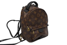 画像をギャラリービューアに読み込む, 極美品 LOUIS VUITTON ルイヴィトン パームスプリングス バックパック MINI M44873 モノグラムキャンバス ブラウン ブラック 中古 4b009042