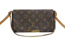 画像をギャラリービューアに読み込む, LOUIS VUITTON ルイヴィトン モノグラム フェイボリットPM ショルダーバッグ M40717 ブラウン ゴールド金具 美品 中古 4b009043