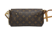 画像をギャラリービューアに読み込む, LOUIS VUITTON ルイヴィトン モノグラム フェイボリットPM ショルダーバッグ M40717 ブラウン ゴールド金具 美品 中古 4b009043
