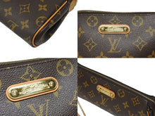 画像をギャラリービューアに読み込む, 極美品 LOUIS VUITTON ルイヴィトン エヴァ ショルダーバッグ M95567 モノグラム ブラウン ゴールド金具 中古 4b009044