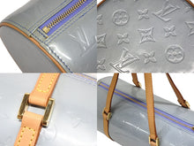 画像をギャラリービューアに読み込む, 極美品 LOUIS VUITTON ルイヴィトン ヴェルニ ベッドフォード ショルダーバッグ M91309 ベビーブルー ゴールド金具 中古 4b009050