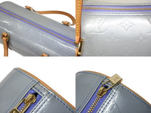 画像をギャラリービューアに読み込む, 極美品 LOUIS VUITTON ルイヴィトン ヴェルニ ベッドフォード ショルダーバッグ M91309 ベビーブルー ゴールド金具 中古 4b009050