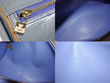 画像をギャラリービューアに読み込む, 極美品 LOUIS VUITTON ルイヴィトン ヴェルニ ベッドフォード ショルダーバッグ M91309 ベビーブルー ゴールド金具 中古 4b009050