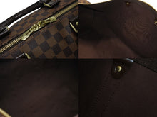 画像をギャラリービューアに読み込む, 極美品 LOUISVUITTON ルイヴィトン ボストンバッグ N41414 キーポルバンドリエール55 ダミエエベヌ ゴールド金具 中古 4b009054