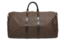 画像をギャラリービューアに読み込む, 極美品 LOUISVUITTON ルイヴィトン ボストンバッグ N41414 キーポルバンドリエール55 ダミエエベヌ ゴールド金具 中古 4b009054
