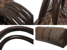 画像をギャラリービューアに読み込む, 極美品 LOUISVUITTON ルイヴィトン ボストンバッグ N41414 キーポルバンドリエール55 ダミエエベヌ ゴールド金具 中古 4b009054