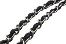 Load image into Gallery viewer, 極美品 CHANEL シャネル Sフラップ Wチェーンショルダーバッグ 15番台 ココマーク キャビアスキン ブラック シルバー金具 中古 4b009055