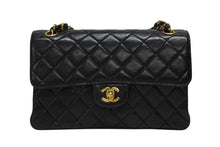 画像をギャラリービューアに読み込む, CHANEL シャネル ダブルフェイス マトラッセ25 Sフラップ Wチェーンワンショルダーバッグ 4番台 ココマーク ラムスキン 美品 中古 4b009056