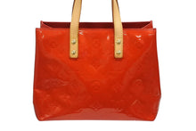 画像をギャラリービューアに読み込む, LOUIS VUITTON ルイヴィトン ヴェルニ リードPM トートバッグ ハンドバッグ M91990 ポムダムール ゴールド金具 美品 中古 4b009057
