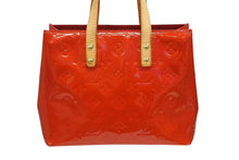 画像をギャラリービューアに読み込む, LOUIS VUITTON ルイヴィトン ヴェルニ リードPM トートバッグ ハンドバッグ M91990 ポムダムール ゴールド金具 美品 中古 4b009057