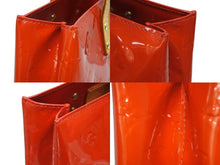 画像をギャラリービューアに読み込む, LOUIS VUITTON ルイヴィトン ヴェルニ リードPM トートバッグ ハンドバッグ M91990 ポムダムール ゴールド金具 美品 中古 4b009057