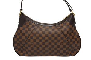 LOUIS VUITTON ルイヴィトン ハンドバッグ ワンショルダーバッグ テムズPM ダミエ・エベヌ N48180 ゴールド金具 美品 中古 4b009059