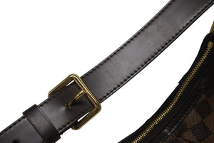 LOUIS VUITTON ルイヴィトン ハンドバッグ ワンショルダーバッグ テムズPM ダミエ・エベヌ N48180 ゴールド金具 美品 中古 4b009059