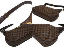 画像をギャラリービューアに読み込む, LOUIS VUITTON ルイヴィトン ハンドバッグ ワンショルダーバッグ テムズPM ダミエ・エベヌ N48180 ゴールド金具 美品 中古 4b009059