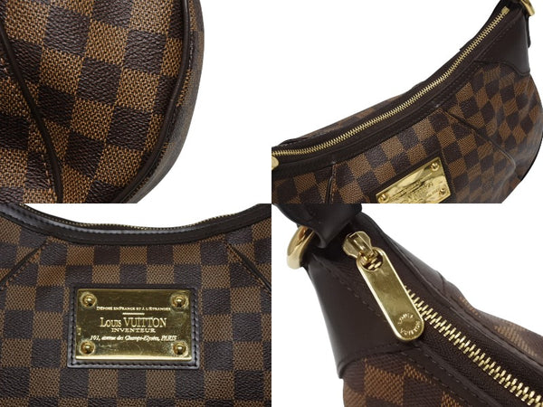 LOUIS VUITTON ルイヴィトン ハンドバッグ ワンショルダーバッグ テムズPM ダミエ・エベヌ N48180 ゴールド金具 美品 中古 4b009059