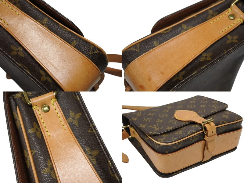 LOUIS VUITTON Cartesier MM Shoulder Bag M51253 Monogram Canvas Brown Good Condition Used 4b009061