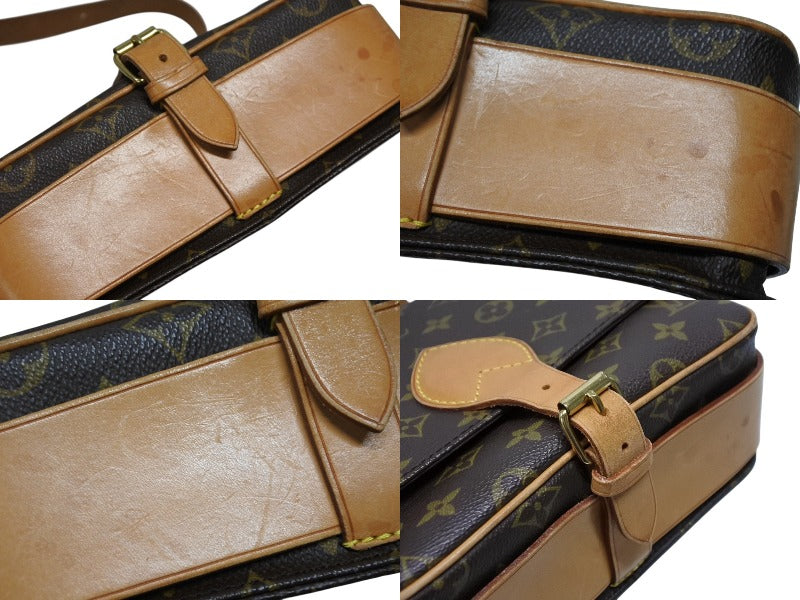 LOUIS VUITTON Cartesier MM Shoulder Bag M51253 Monogram Canvas Brown Good Condition Used 4b009061