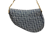 Load image into Gallery viewer, Christian Dior クリスチャンディオール サドルバッグ ワンショルダーバッグ トロッター ネイビー ガリアーノ期 美品 中古 4b009064