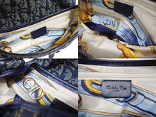 Load image into Gallery viewer, Christian Dior クリスチャンディオール サドルバッグ ワンショルダーバッグ トロッター ネイビー ガリアーノ期 美品 中古 4b009064