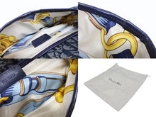 Load image into Gallery viewer, Christian Dior クリスチャンディオール サドルバッグ ワンショルダーバッグ トロッター ネイビー ガリアーノ期 美品 中古 4b009064