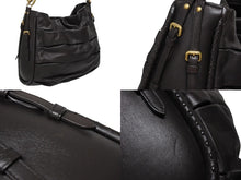 画像をギャラリービューアに読み込む, 極美品 CHRISTIAN DIOR クリスチャンディオール ホーボー ハンドバッグ 09-MA-0160 レザー ブラウン ゴールド金具 中古 4b009065