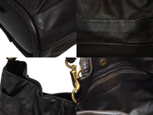 画像をギャラリービューアに読み込む, 極美品 CHRISTIAN DIOR クリスチャンディオール ホーボー ハンドバッグ 09-MA-0160 レザー ブラウン ゴールド金具 中古 4b009065