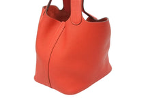 画像をギャラリービューアに読み込む, 極美品 HERMES エルメス ハンドバッグ ピコタンロックPM ルージュカザック トリヨンクレマンス シルバー金具 D刻印 中古 4b009069