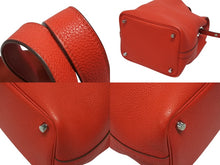 画像をギャラリービューアに読み込む, 極美品 HERMES エルメス ハンドバッグ ピコタンロックPM ルージュカザック トリヨンクレマンス シルバー金具 D刻印 中古 4b009069